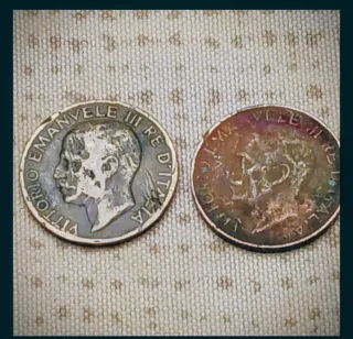 5 Centesimi Italia 1933 e 1922 Spiga