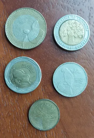 Lote 5 Monedas Pesos Colombianos