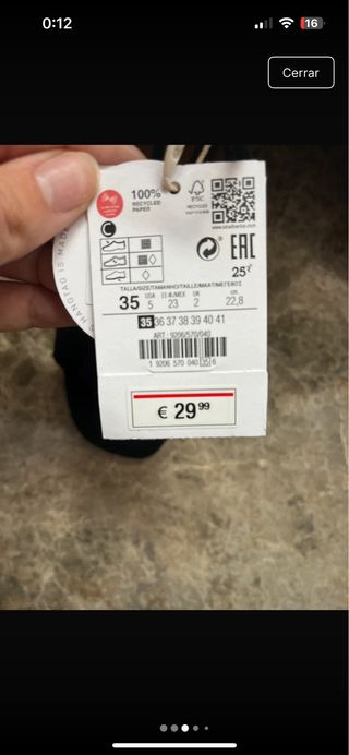 Tacones Stradivarius negros con cordones