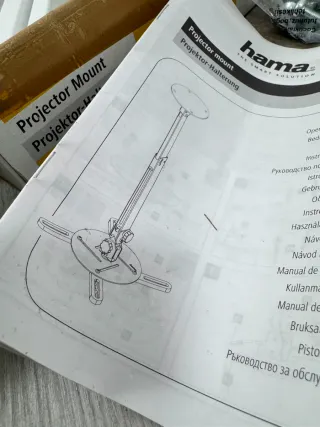 Soporte de techo para proyector giratorio