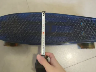 Patinete Penny skate azul con luces