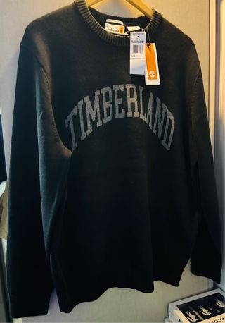 Jersey Timberland Negro Gris Talla L. NUEVO