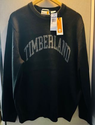 Jersey Timberland Negro Gris Talla L. NUEVO