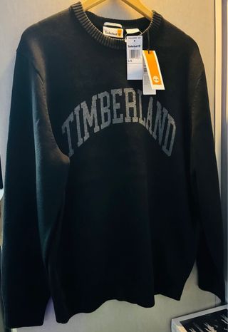 Jersey Timberland Negro Gris Talla L. NUEVO