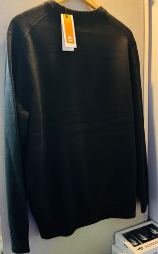 Jersey Timberland Negro Gris Talla L. NUEVO