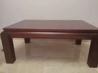 Mesa de centro elevable de madera