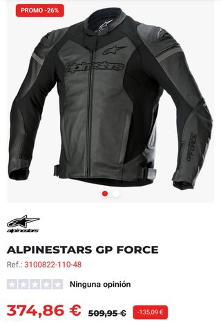 Chaqueta Alpinestars GP Force Airflow Negra