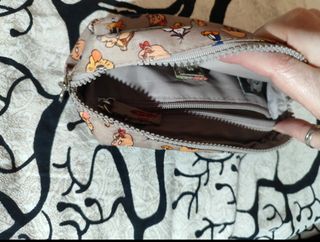 Borsa fatta a mano nera + pochette