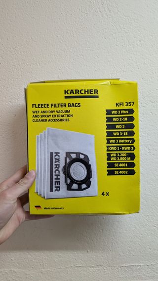 Bolsas filtro Kärcher KFI 357 (4 uds)