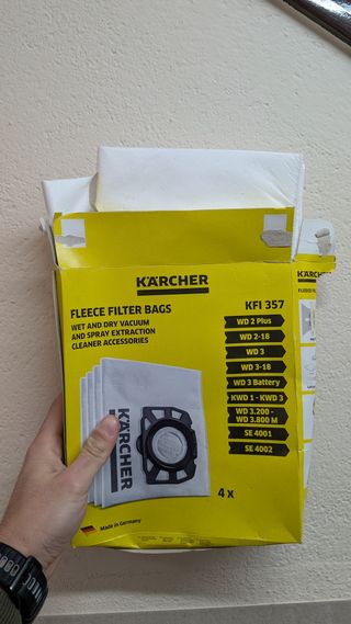 Bolsas filtro Kärcher KFI 357 (4 uds)
