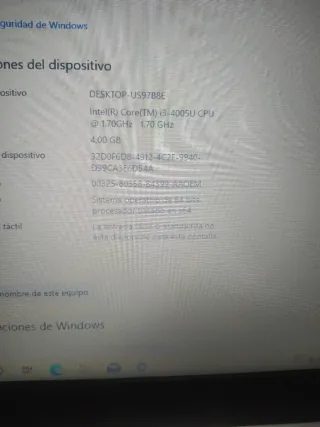 Portátil Asus F540L Plata y Negro