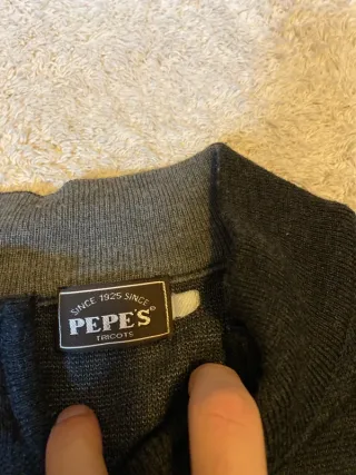 Jersey Pepe Jeans cremallera gris