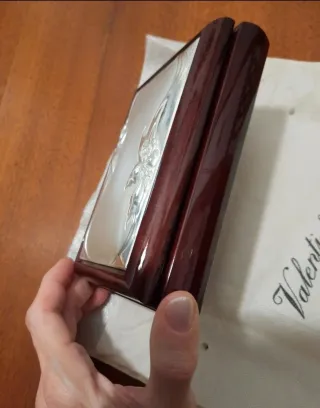 Cofanetto Valenti Argento e Legno