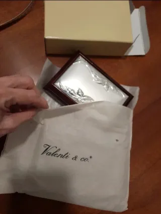 Cofanetto Valenti Argento e Legno