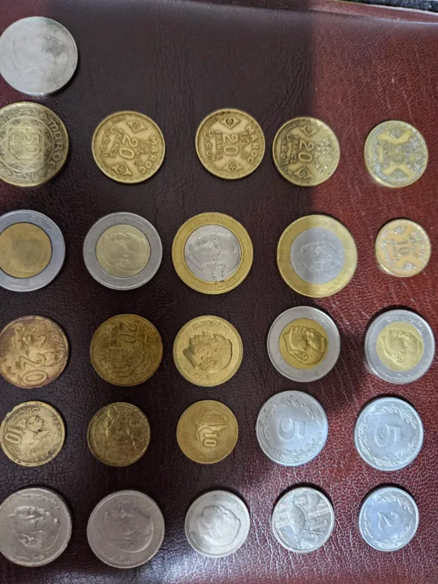 Lote de monedas antiguas