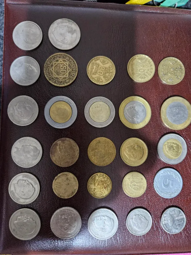 Lote de monedas antiguas