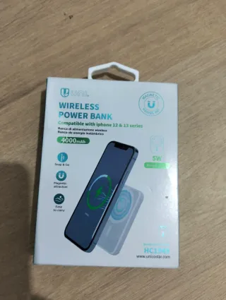 UNI Power Bank Inalámbrico 4000mAh