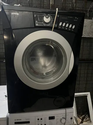 Lavadora Gorenje Negra 7kg