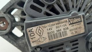 Renault 1148296 alternador 8200386806 megane ii