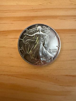 Moneda Plata 1 oz Maple Leaf Canada