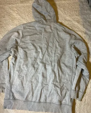 Sudadera Adidas gris con cremallera