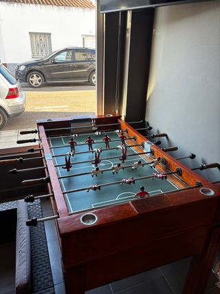 Futbolín clásico con monedero