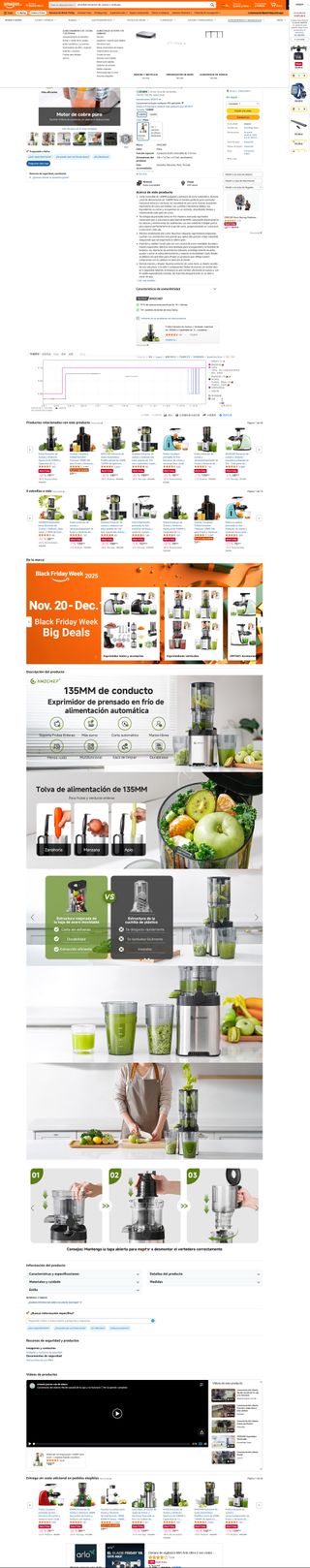 Licuadoras y exprimidores eléctricos