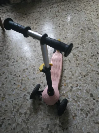 Patinete infantil 3 ruedas rosa