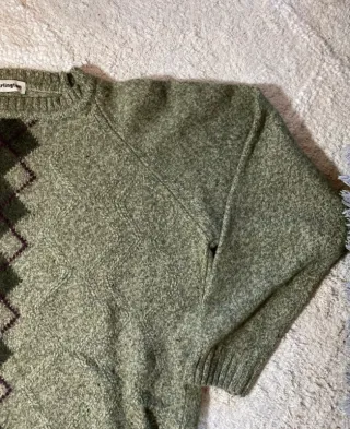 Jersey Burlington Lana Caqui Argyle Retro