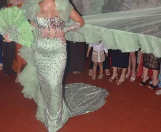 Vestido de Novia Multicolor