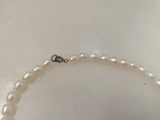 Gargantilla perlas y turquesas