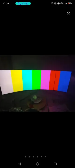 Samsung Odyssey G9 Monitor Curvo  Línea en pantall