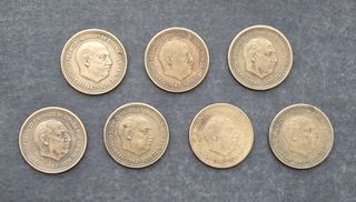 SERIE DE 1 PESETA DE 1947, MUY BUENAS