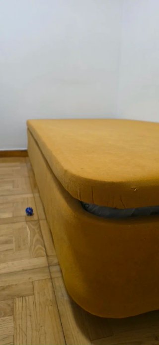 Somier de tela para colchón individual.