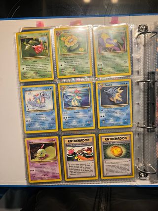Cartas Pokémon: Blastoise, Lapras, Slowbro, Krabby
