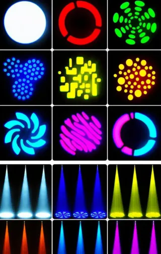 2 Teste Mobili LED 120W dj animazione