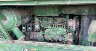 Cosechadora de algodón John Deere