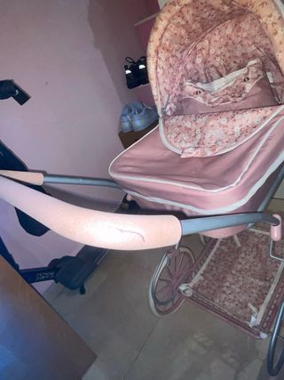 Carrito de muñecas rosa Lady Chic