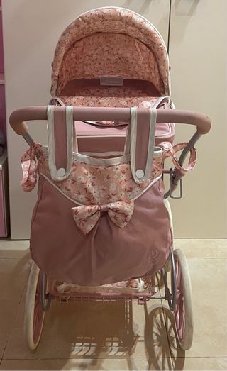 Carrito de muñecas rosa Lady Chic