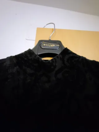 Vestido elegante ante negro