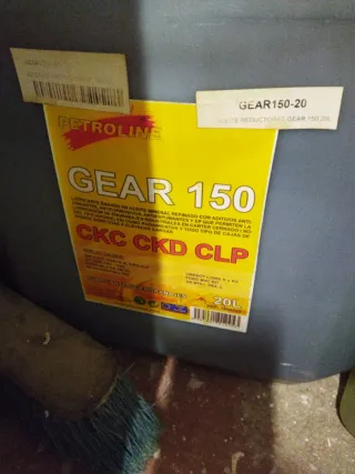 Garrafa Aceite Petroline Gear 150 20L