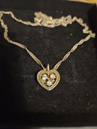 Colgante Corazón Plata Circonitas