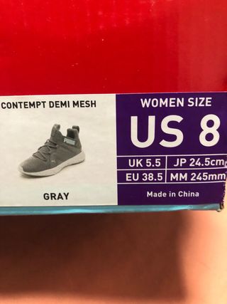 Botines deportivos Puma grises y turquesa