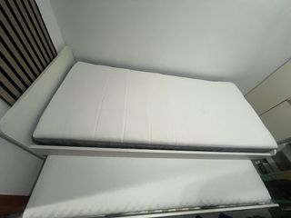 Cama nido blanca Ikea con cajones opcion colchones
