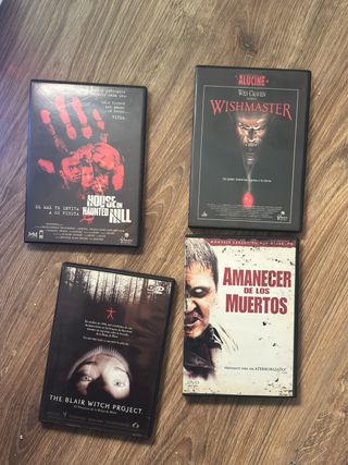 Lote 4 Películas Terror DVD