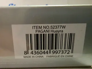 Pagani Huayra escala 1/60