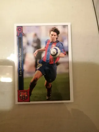Cromo Lionel Messi RC Topps 2004 Y otro mas.
