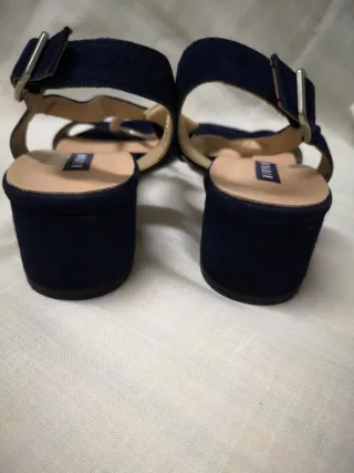 Sandalias ante azul marino T36