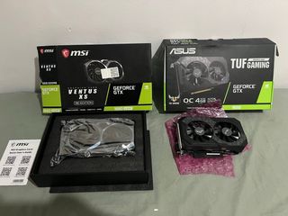Tarjetas Gráficas MSI 1660 Super y ASUS 1650