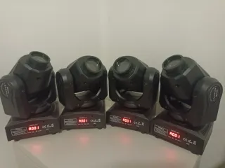 4 Teste Mobili 600w DJ Luci Animazione